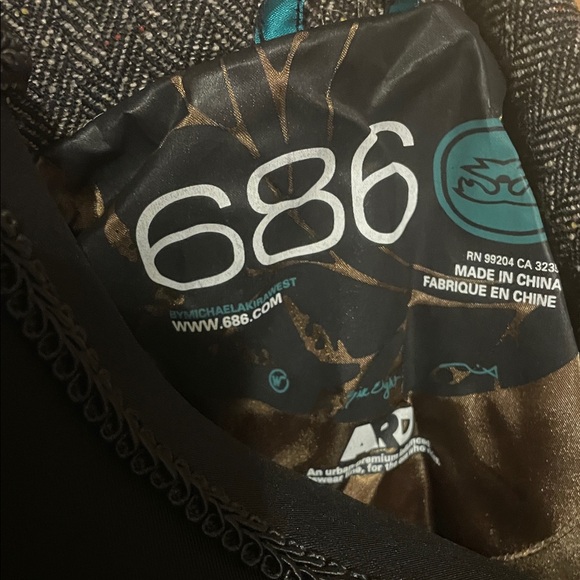 686 Women's Charcoal Tweed Trench Coat - Picture 2 of 7